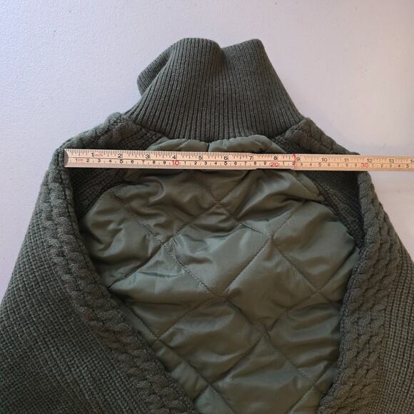 Unbranded Utility Jacket Women's Small Green Full Zip Up Pockets Quilted NWOT - Picture 11 of 16